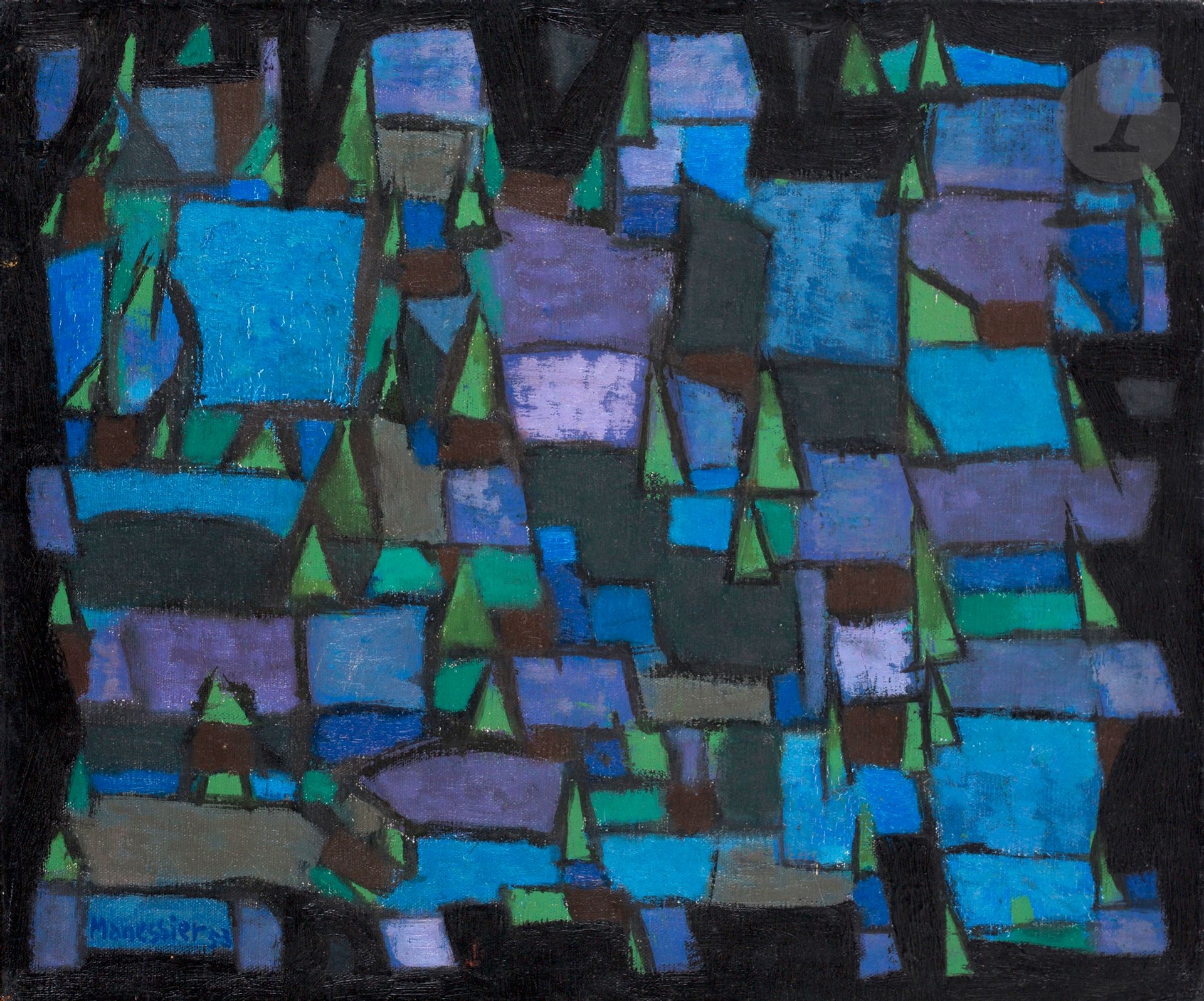 Alfred Manessier | Country evening (1953) | MutualArt