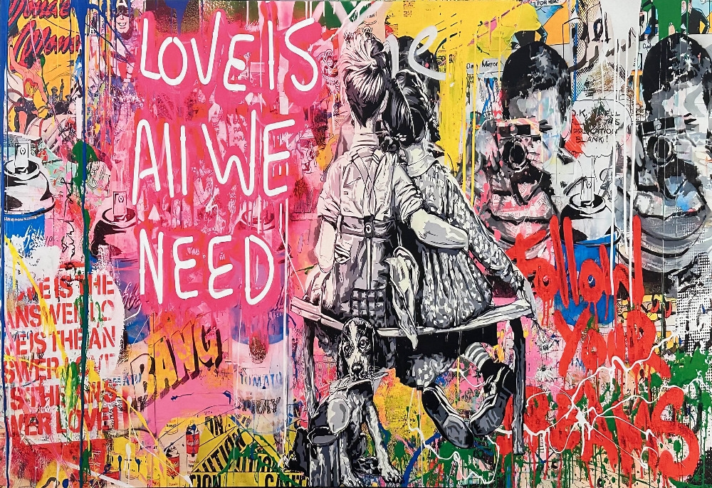 Banksy Love Is All We Need MutualArt
