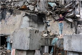 Banksy's Works Near Kyiv Have Inspired Ukraine. But Did One Activist Go Too Tar?