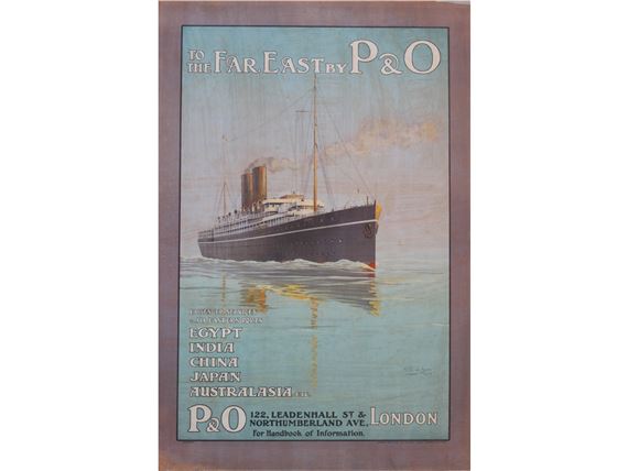 R G W Bush To The Far East By P&O Passenger Services to all Eastern Ports by R.G.W. Bush