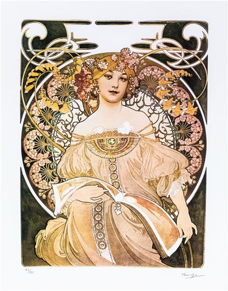 Alphonse Mucha Muse MutualArt - 30511d6c 8711 442a A4e1 F667c8fce269 570.Jpeg