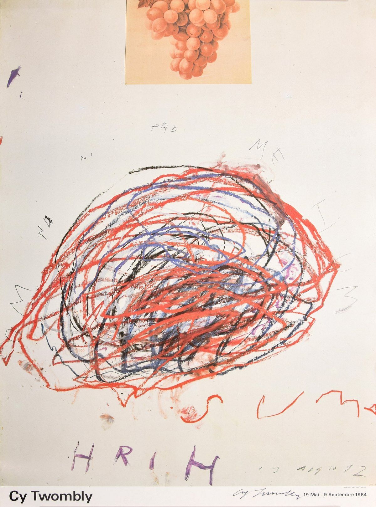 Cy Twombly | Poster (1984) | MutualArt