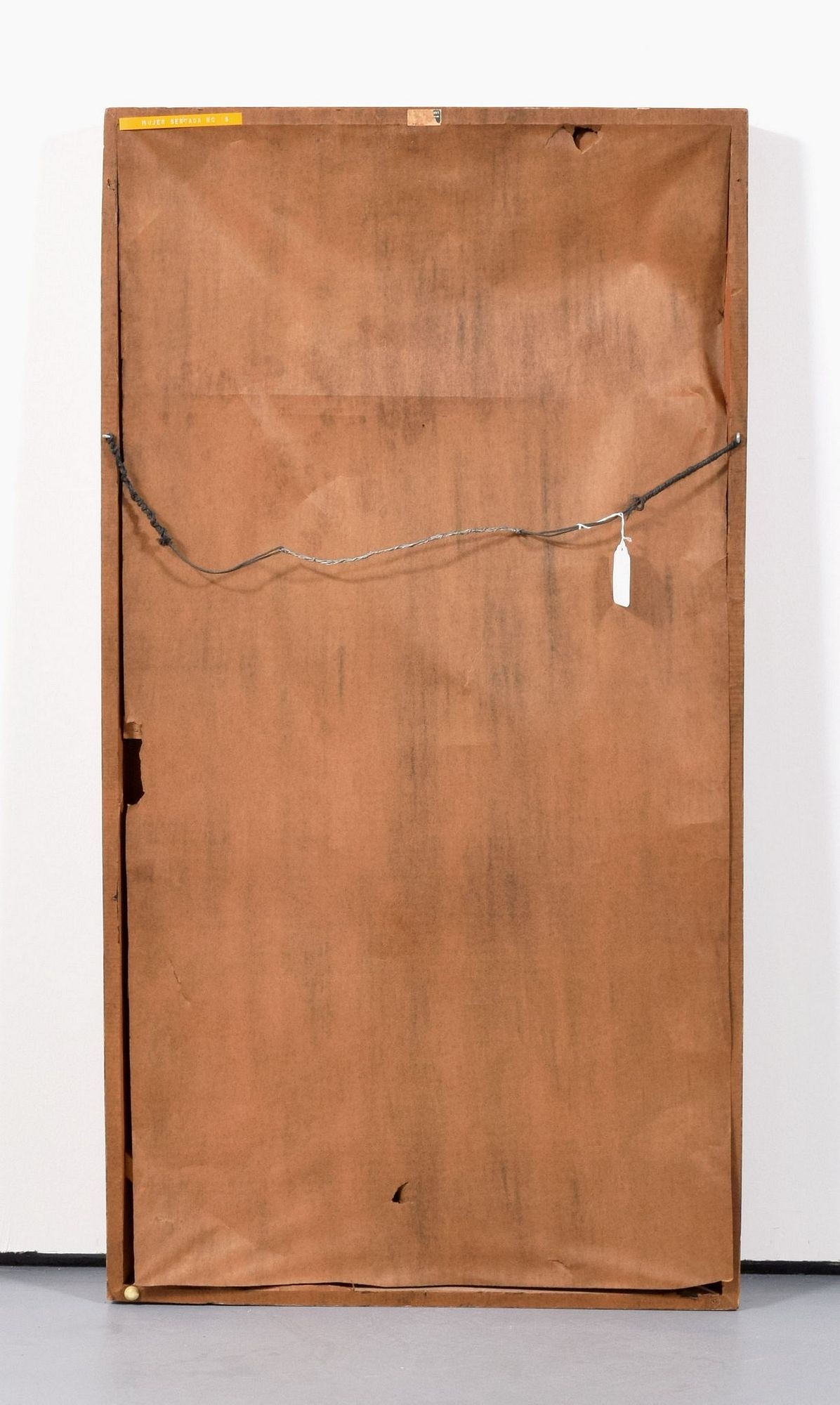 Artwork by Ángel Botello, Mujer Sentada #18, Made of oil on panel