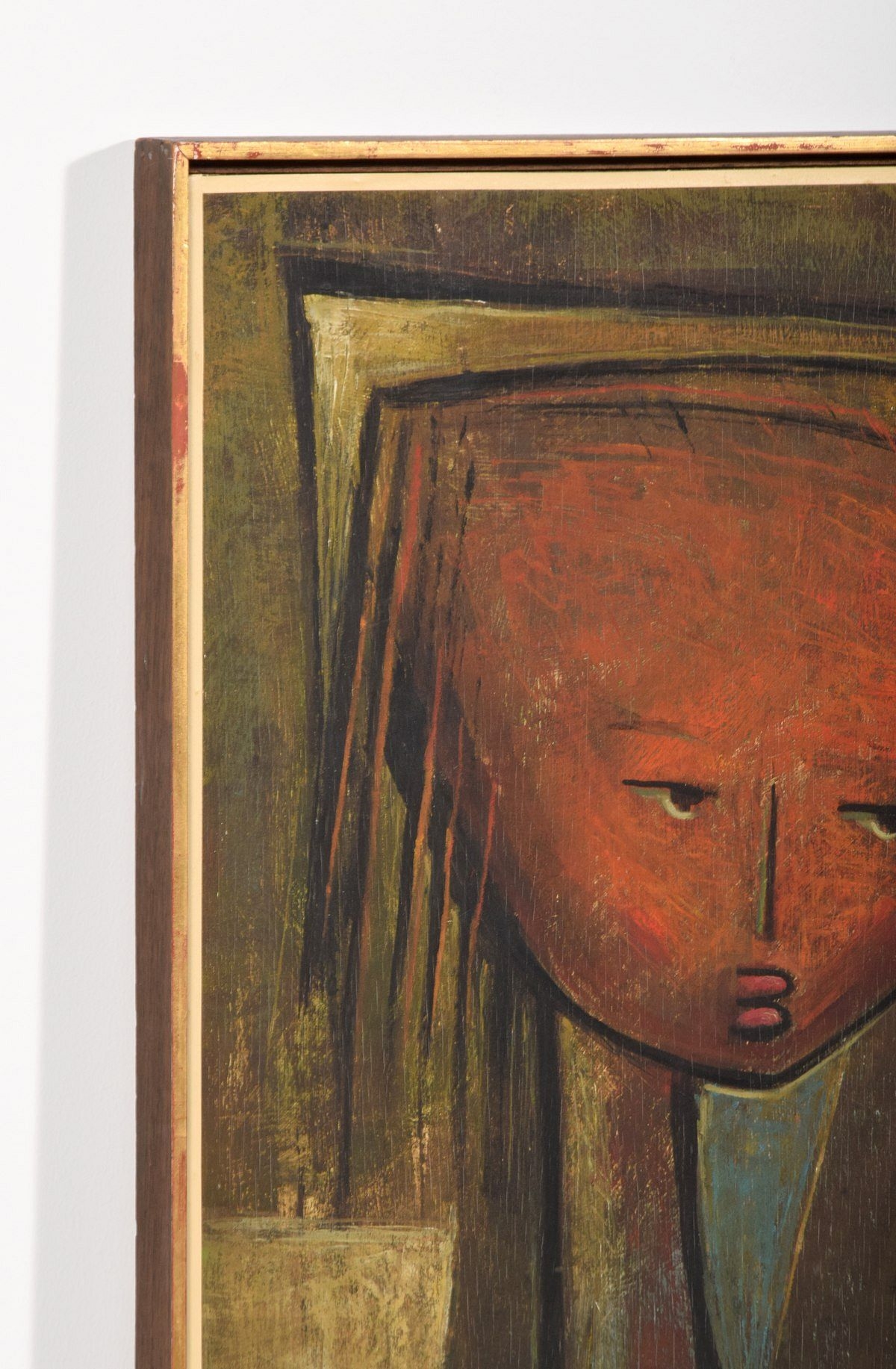 Artwork by Ángel Botello, Mother and Child, Made of oil on panel
