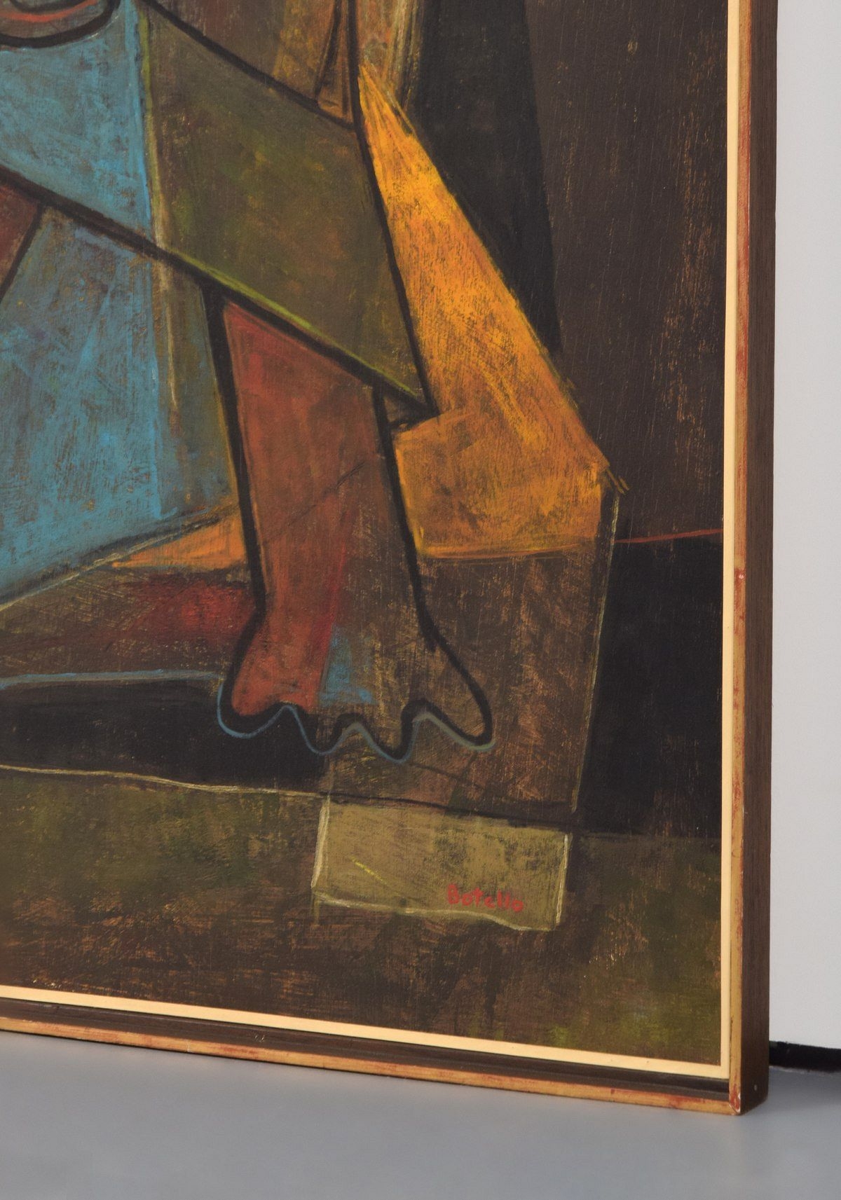 Artwork by Ángel Botello, Mother and Child, Made of oil on panel