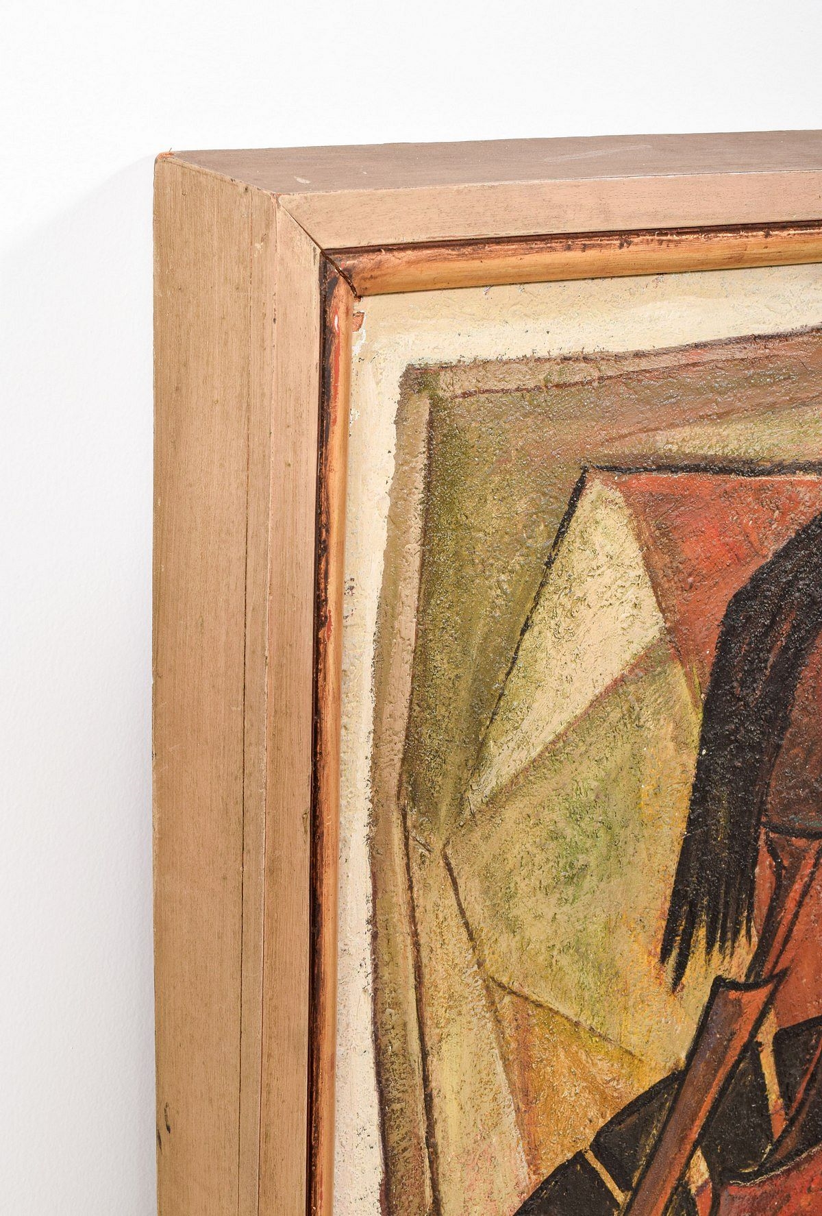 Artwork by Ángel Botello, Mujer Sentada #18, Made of oil on panel
