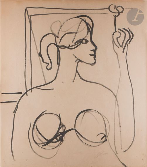 Halszka by Roman Opalka, 1954