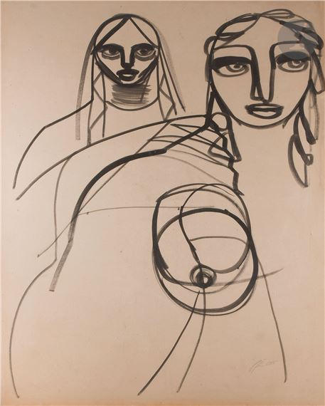 Drawing Study by Roman Opalka, 1953
