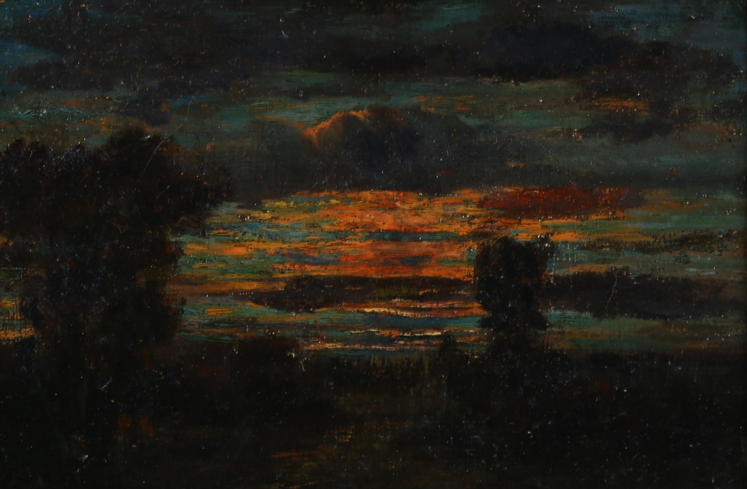 Théodore Rousseau | Sunset landscape | MutualArt