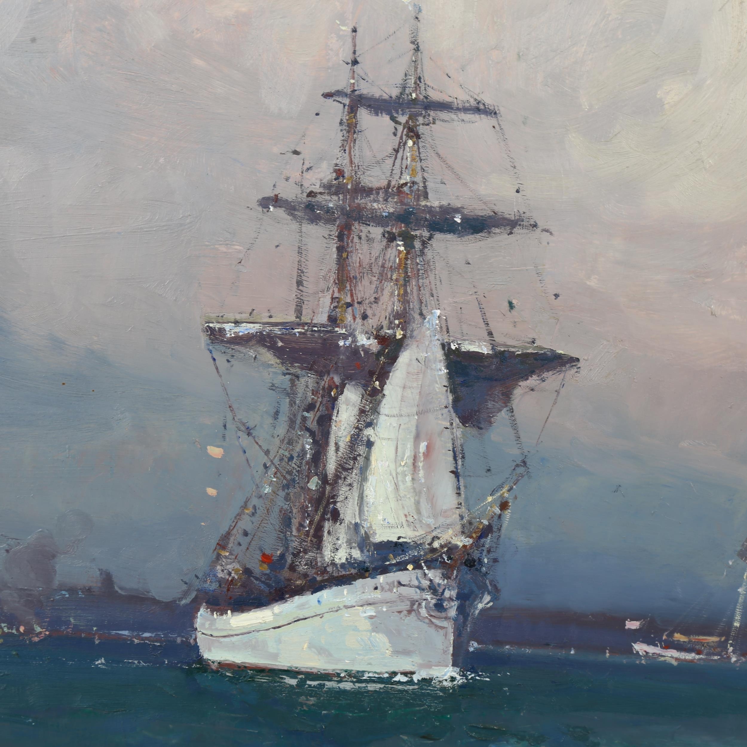 Geoffrey Chatten Sailing ships off Gorleston MutualArt