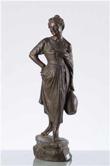 Giovane contadina con brocca - Domenico Jollo