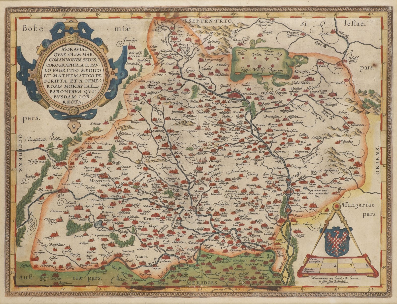 Aegidius Sadeler II | MAPS OF BOHEMIA AND MORAVIA | MutualArt