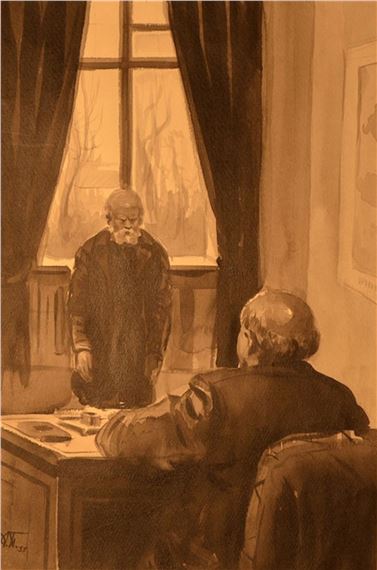 Untitled by Anatoliy Dmitrievich Basilevich, 1955