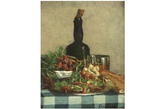 “Stilleven met druiven” - Cesar Beekmann