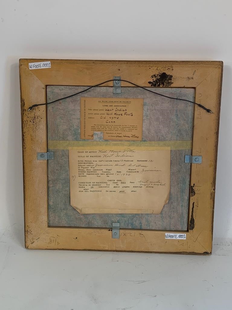 Artwork by Will Howe Foote, West Indian, Made of oil on panel