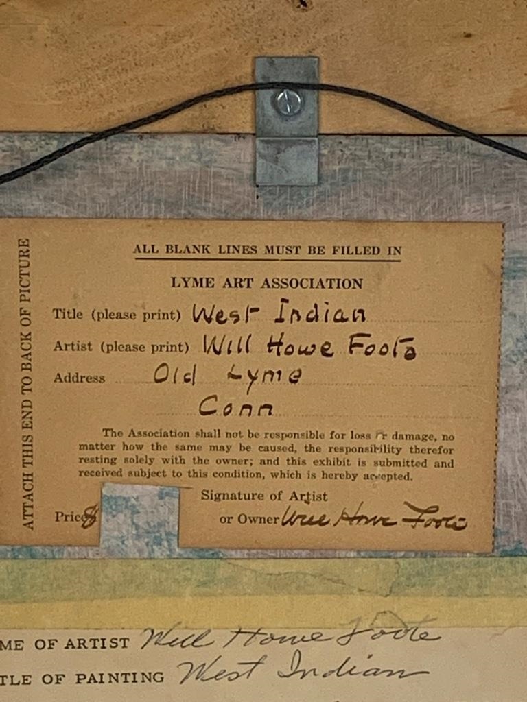 Artwork by Will Howe Foote, West Indian, Made of oil on panel