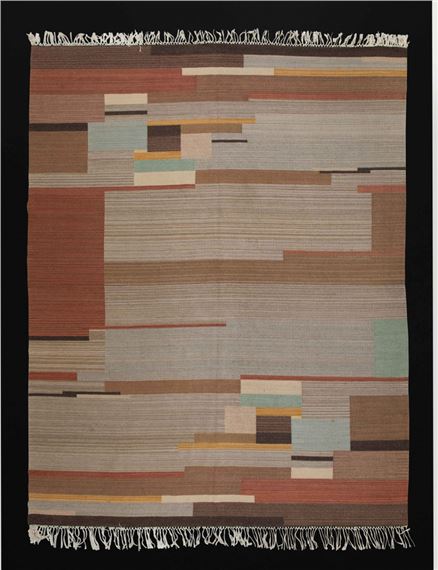 Important tapis mod. 1 by Greta Skogster-Lehtinen, circa 1930