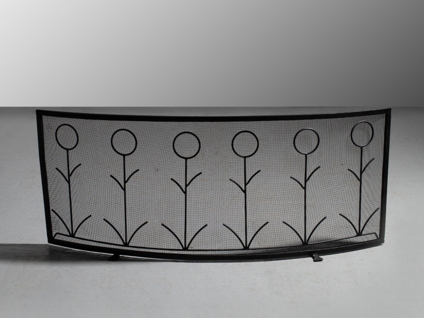 Artwork by Gunnar Ander, Pare-feu, Made of lacquered wrought iron