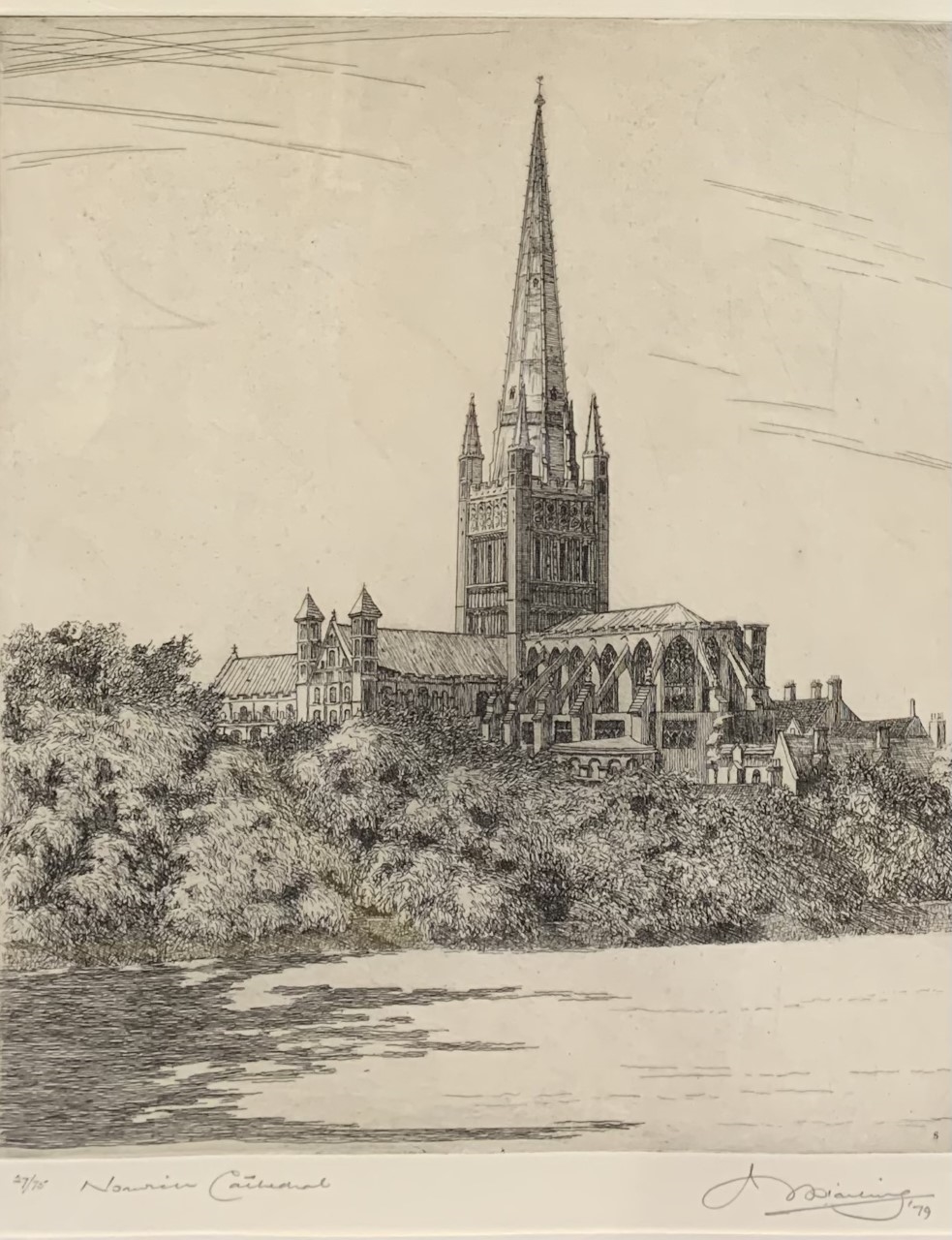 "Norwich Cathedral" by Henry James Starling