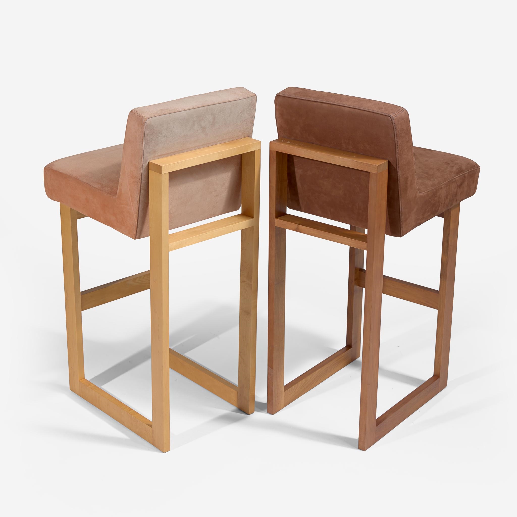 Vladimir Kagan | Two Cubist Bar Chairs and a Met Bar Stool, Model 6504 ...