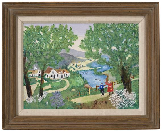Grandma Moses | Lilacs | MutualArt