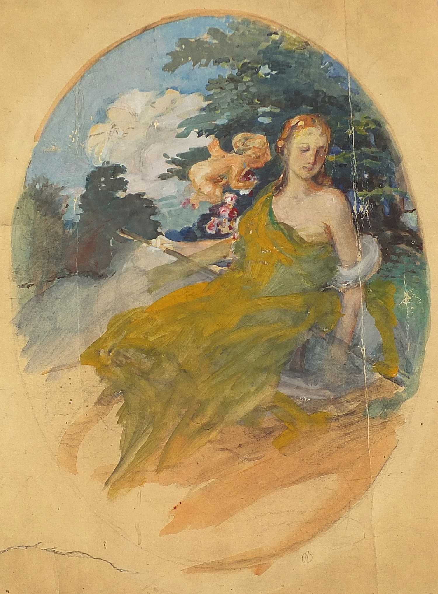 Victor Borisov-Musatov | Musatow 1903 - Sketch for project Villa (1943 ...