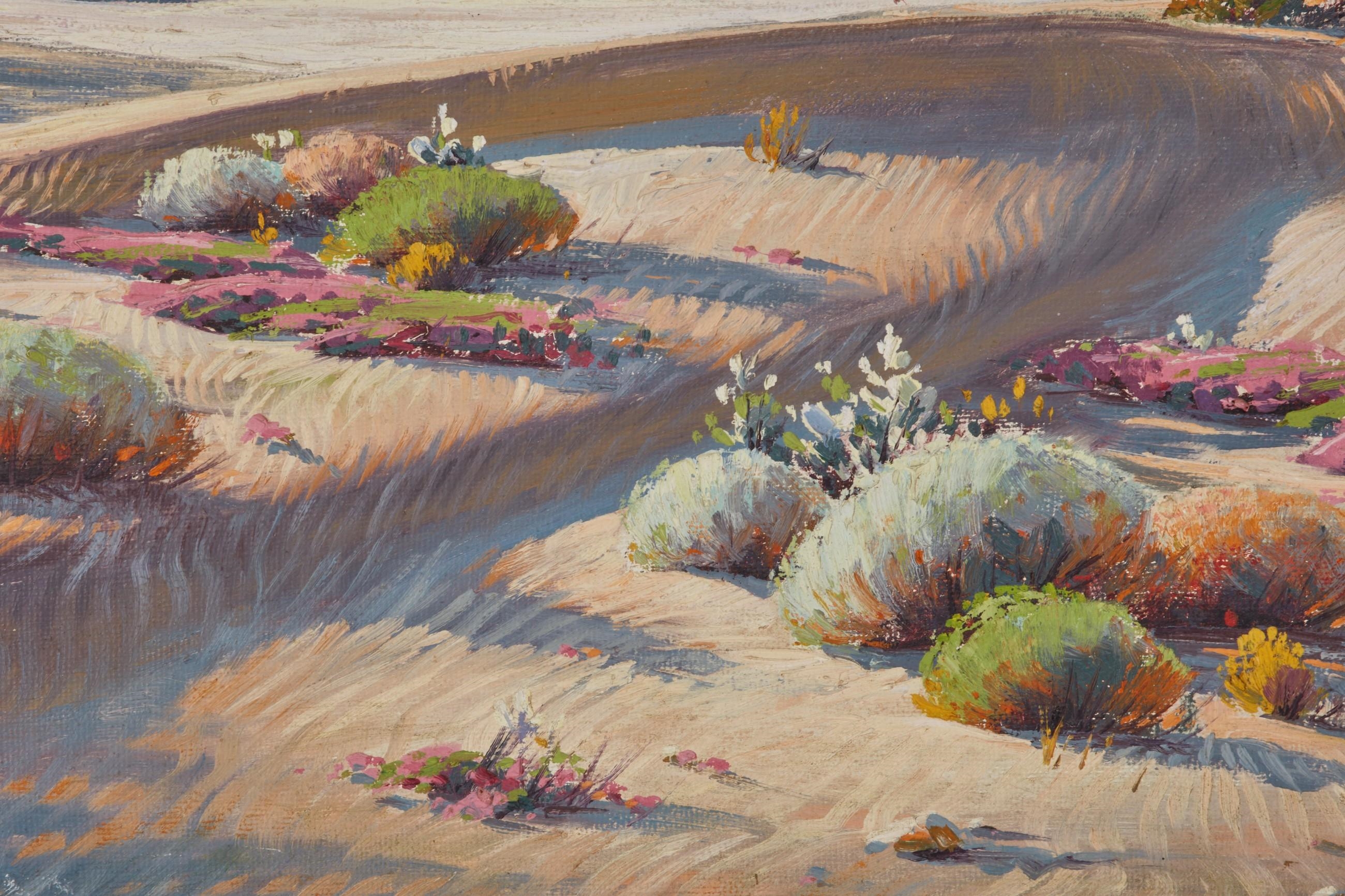 Artwork by Paul Grimm, Desert enchantment, 1939, Made of oil on canvas