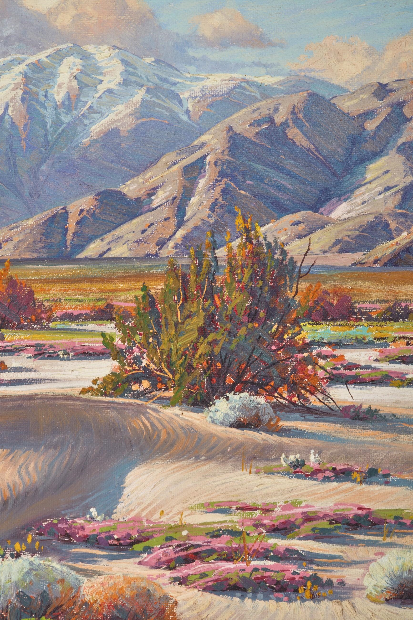 Artwork by Paul Grimm, Desert enchantment, 1939, Made of oil on canvas