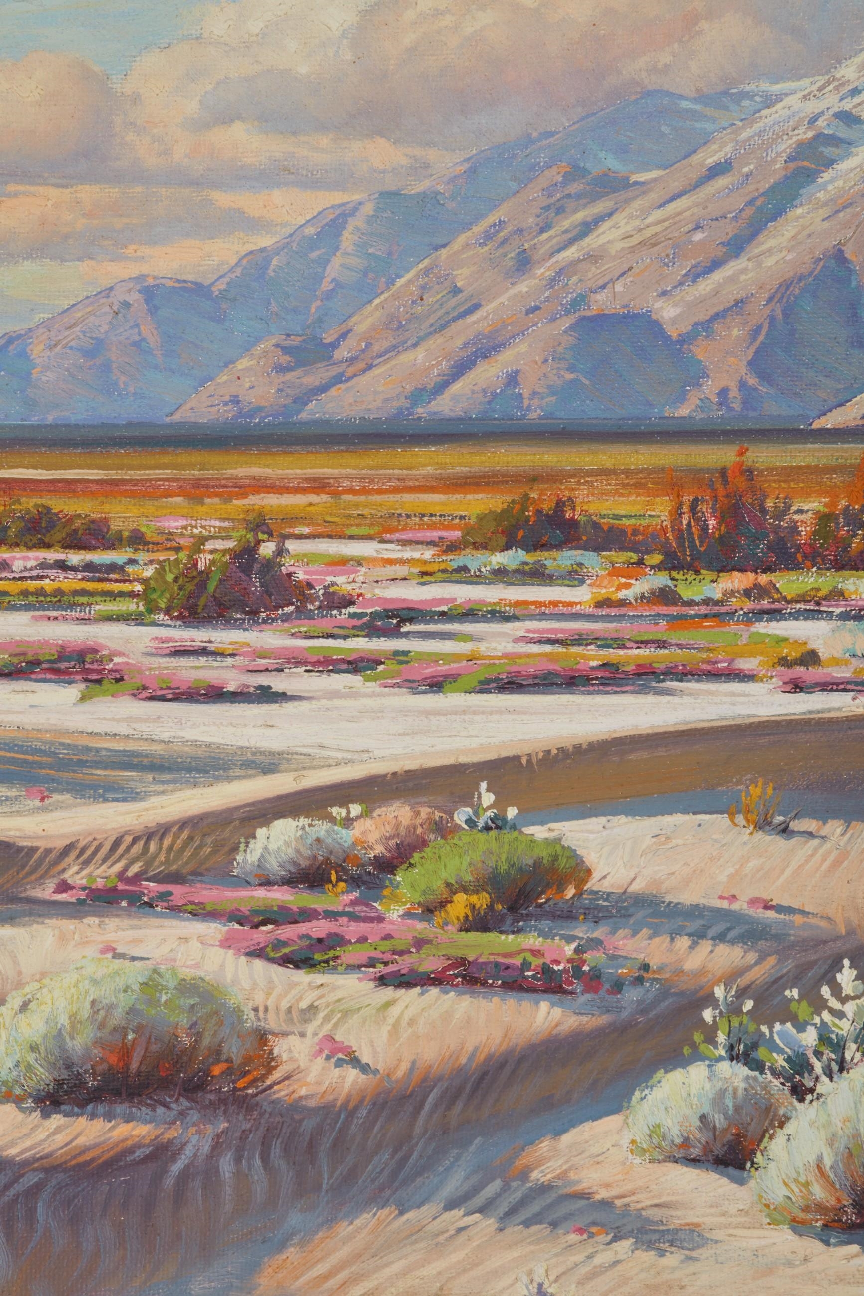 Artwork by Paul Grimm, Desert enchantment, 1939, Made of oil on canvas