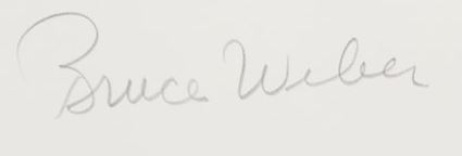 Bruce Weber Signatures: Example Images & Monogram Samples