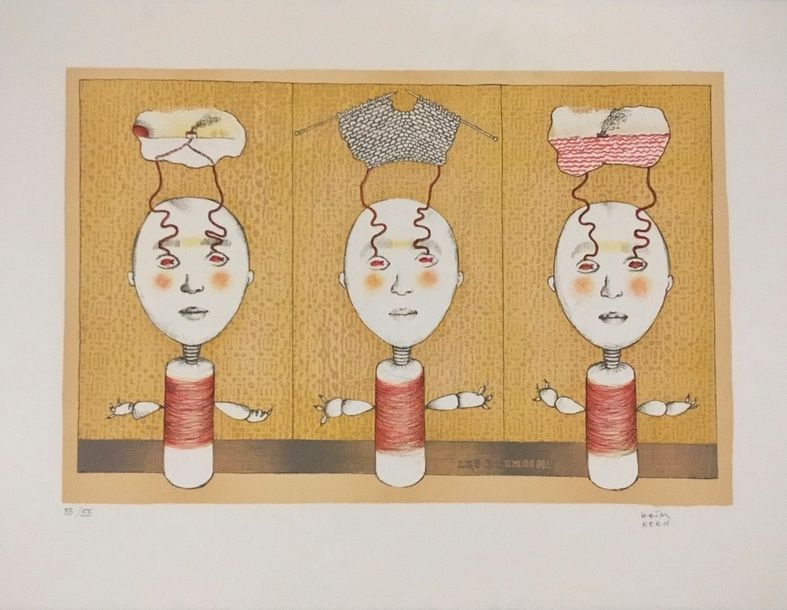 Artwork by Haim Kern, Untitled, Made of Lithograph
