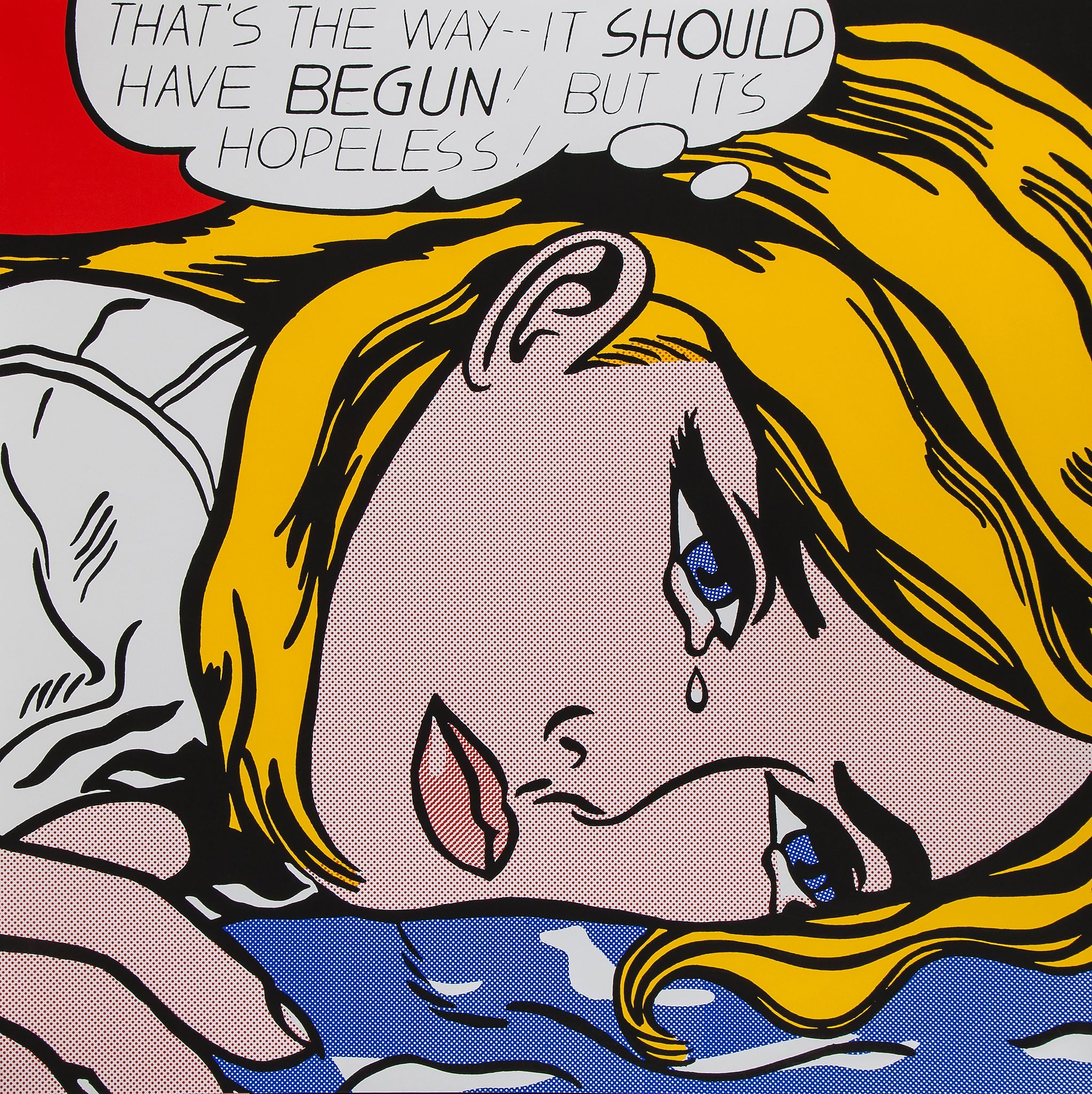 Roy Lichtenstein | Hopeless (1964) | MutualArt