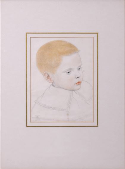 STUDY FOR THE PORTRAIT OF E.M. BAKER, 1905 by Joseph Edward Southall, 1905