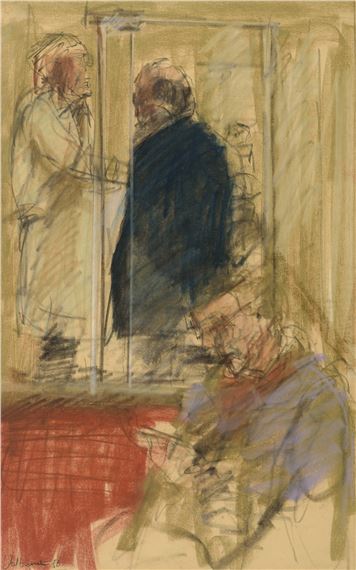 Richard Valbuena | INTERIOR CON PERSONAJES (1986) | MutualArt