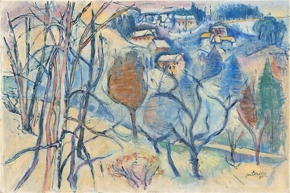 ZIMA V TEPLICÍCH by Jan Šafránek, 1980