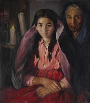 Vieja y niña - Emilio Molina Nunez