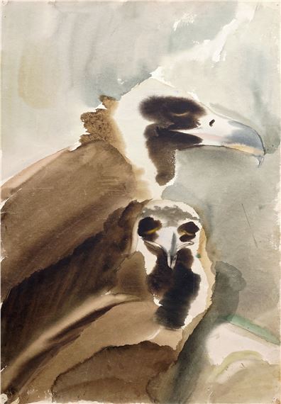 Gerd Böhme, Zwei Weißkopf-Seeadler / Zwei Pelikane / Pelikangruppe by Gerd Böhme