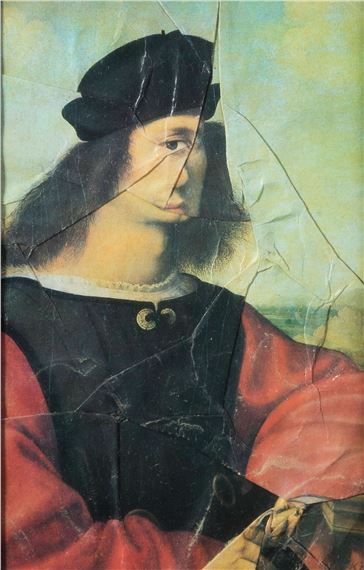 "Ritratto di Raffaello" by Jiří Kolář, 1977