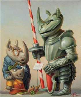 "Famiglia di rinoceronti" - Alexander Paramonov