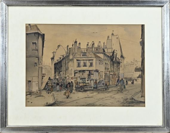 Reguliersdwarsstraat Amsterdam by Johannes Gerardus den Hengst