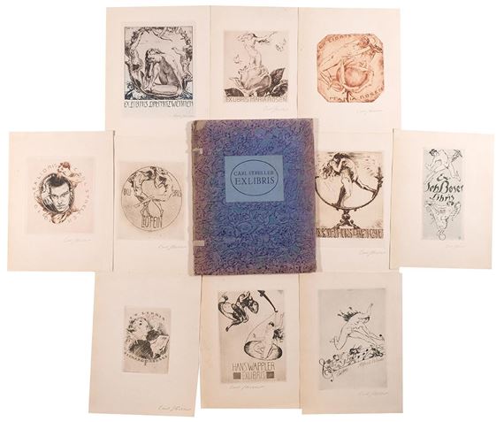 Carl Streller. Exlibris - Carl Streller