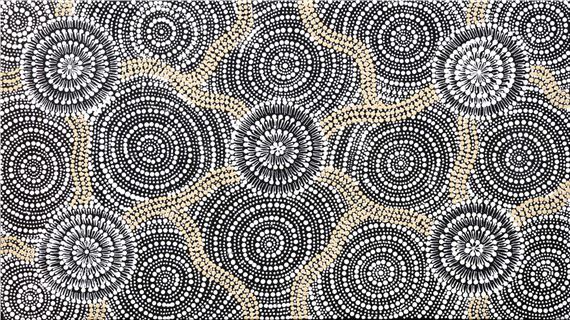 Bush Onion by Janine Brown, Painted in 2021