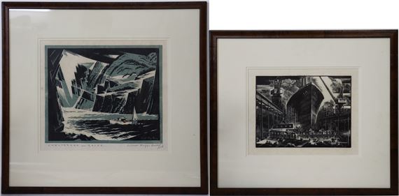 One titled "Lobster Man in Maine" by Caroll Thayer Berry, 1886