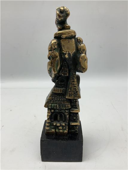 Kirill Postovit | figure of Rabbi Loew raised on a building | MutualArt