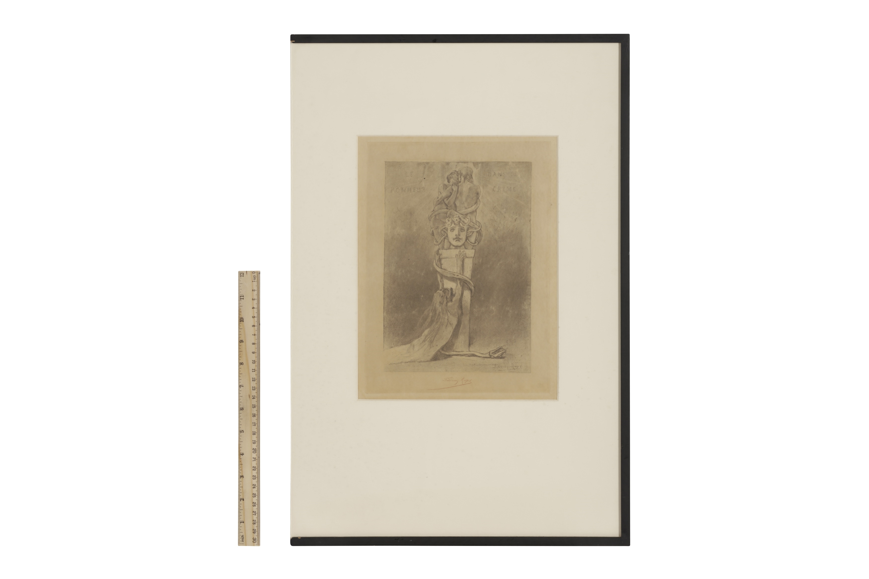 Félicien Rops | Le bonheur dans le crime, | MutualArt