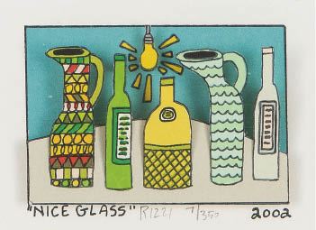 James Rizzi | Nice glass (2002) | MutualArt