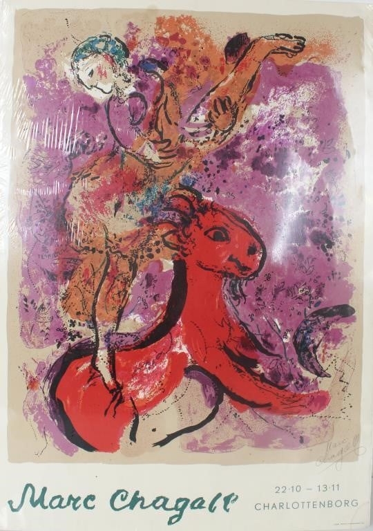 Marc Chagall | Woman Circus Rider (1975) | MutualArt