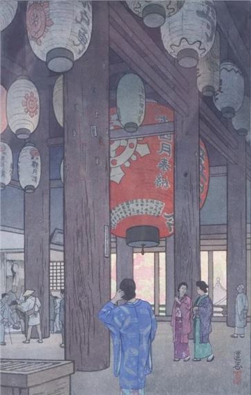 Ishiyama Temple by Toshi Yoshida
