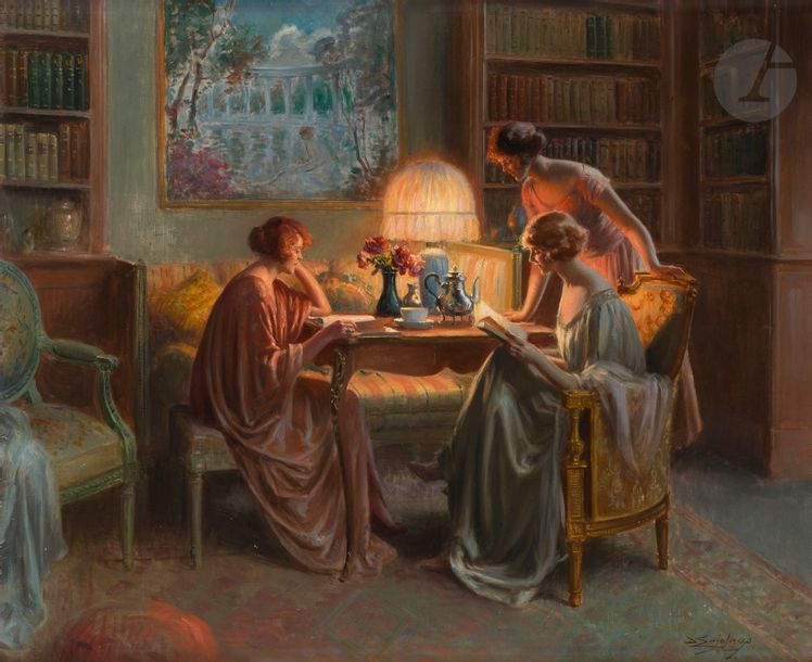Artwork by Delphin Enjolras, Signed lower right, Made of Oil on canvas