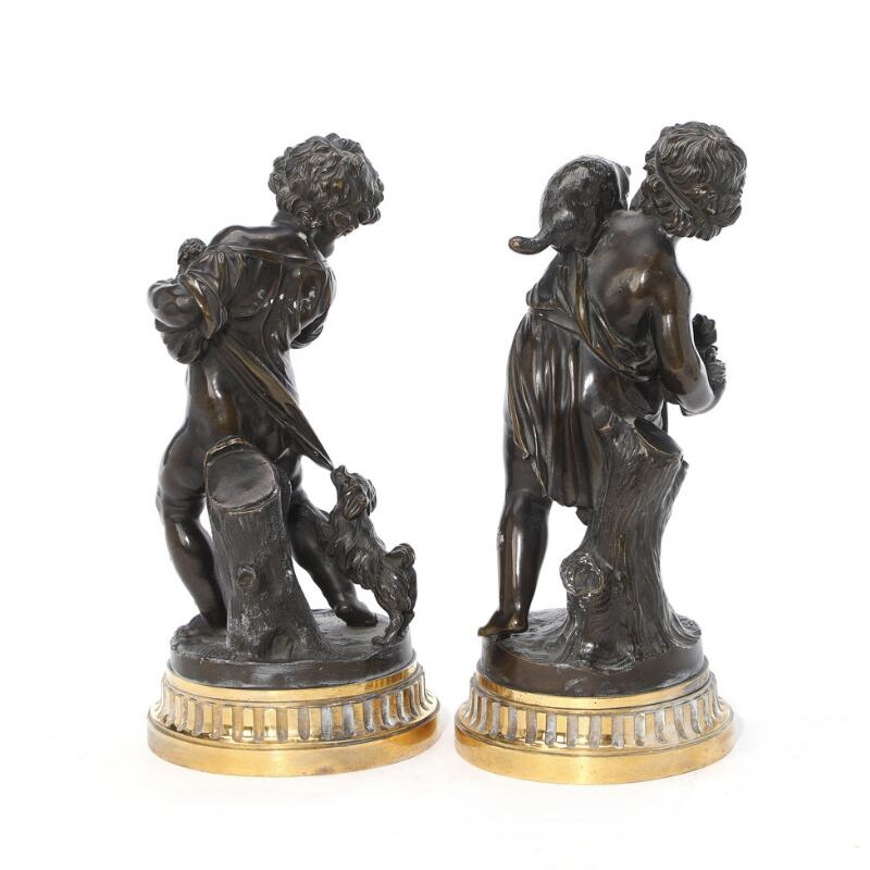 French School, 19th Century | Two patinated bronze figures | MutualArt